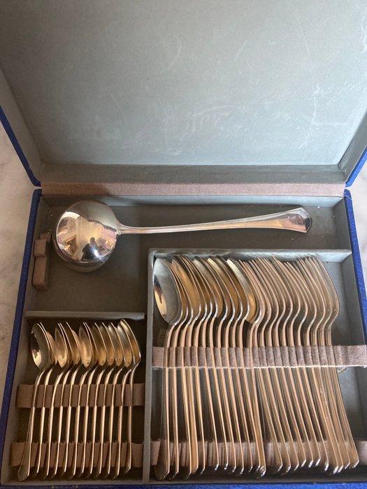 Dixi - Bestekset voor 12 personen (37) - MARAIS - Verzilverd, Antiek en Kunst, Antiek | Meubels | Tafels