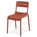 Stoel | CALOR | Terracotta | Kunststof | Outdoor |, Zakelijke goederen, Verzenden, Nieuw in verpakking