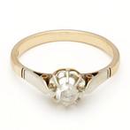 Zonder Minimumprijs - Ring - 18 karaat Geel goud Diamant
