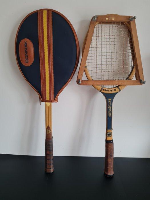 2 unieke vintage tennisrackets: Donnay Karat - Snauwaert, Collections, Collections Autre