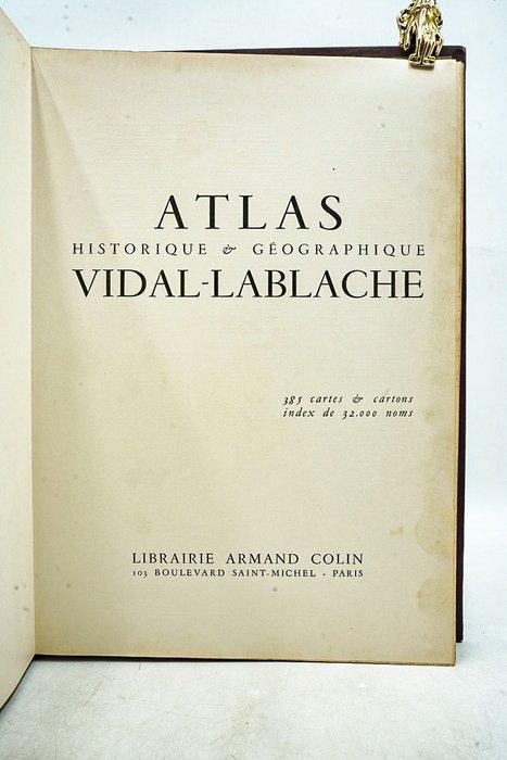 Vidal-Lablache - Atlas historique et géographique, Antiek en Kunst, Antiek | Boeken en Manuscripten