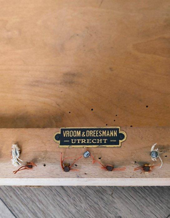 Vroom & Dreesmann - Stoel (2) - Hout, Textiel, Jute -, Antiek en Kunst, Antiek | Meubels | Stoelen en Sofa's