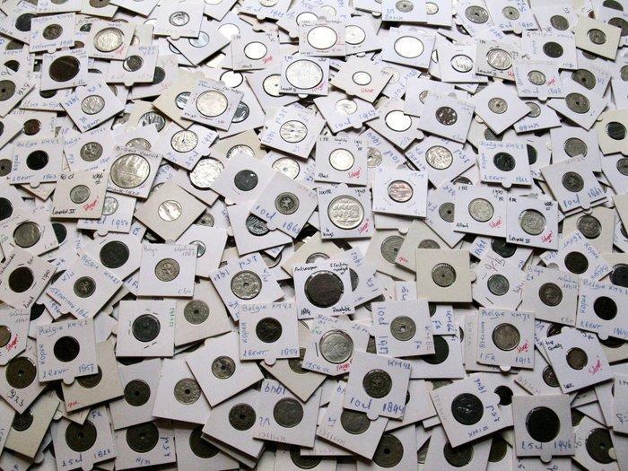 België. 600+ Coins | 15x Silver | 1710-1997 | >50% Pre-1950, Postzegels en Munten, Munten | Europa | Niet-Euromunten