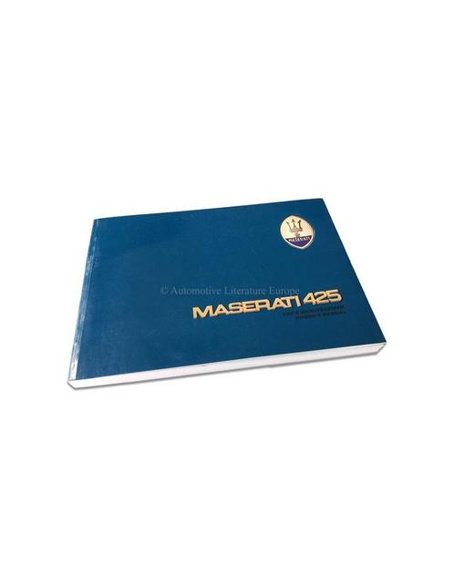 1984 MASERATI 425 INSTRUCTIEBOEKJE ITALIAANS, Auto diversen, Handleidingen en Instructieboekjes