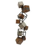Wanddecoratie van gerecycled metaal - Muurdecoratie, Verzenden, Nieuw