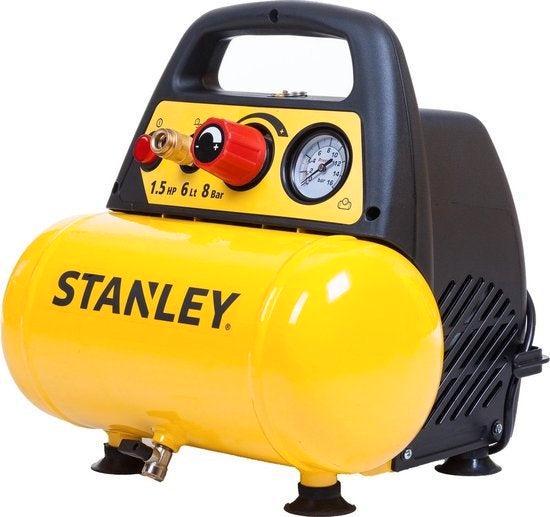 2dekans | STANLEY DN200/8/6 Luchtcompressor 8 bar Olievrij, Doe-het-zelf en Bouw, Compressors, Ophalen of Verzenden