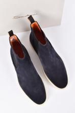 SANTONI - Suede chelsea boots - 9 - Bottes Chelsea - Taille, Nieuw