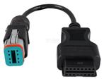 Jaltest Volvo Penta 8 Pins OBD - 16 Pins OBD2 Verloopkabel V, Verzenden, Nieuw