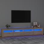 vidaXL Tv-meubel met LED-verlichting 240x35x40 cm sonoma, Huis en Inrichting, Kasten |Televisiemeubels, Verzenden, Nieuw