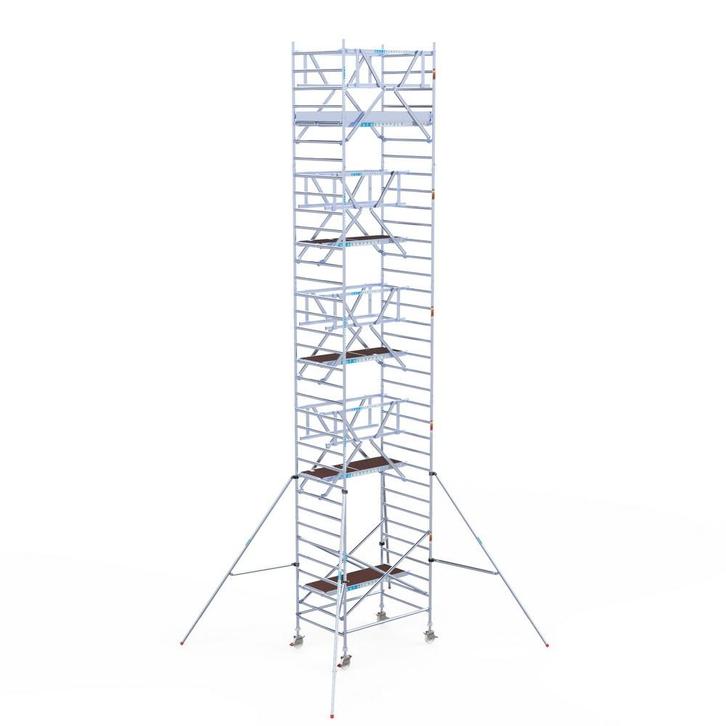 Rolsteiger Professional 135x190 11,2m werkhoogte vrijstaand, Doe-het-zelf en Bouw, Steigers, Rolsteiger of Kamersteiger, Nieuw