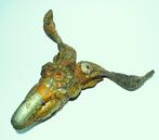 Beschermende doodskop met metalen bevestigingen, 32 cm,