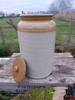 Kom - witte klei - zware kruik planten