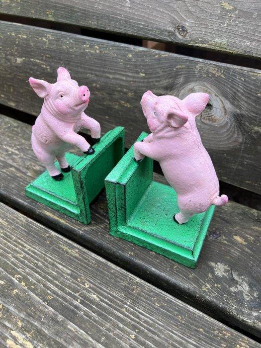 Boekensteunen (2) - Gietijzer, Antiek en Kunst, Kunst | Designobjecten