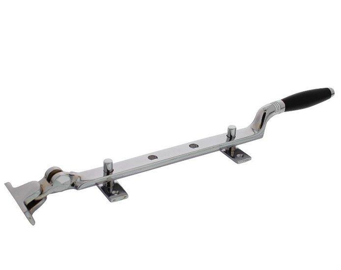 Intersteel Raamuitzetter Ton met stelpen Chroom/Ebbenhout, Doe-het-zelf en Bouw, Deuren en Vliegenramen, Ophalen of Verzenden