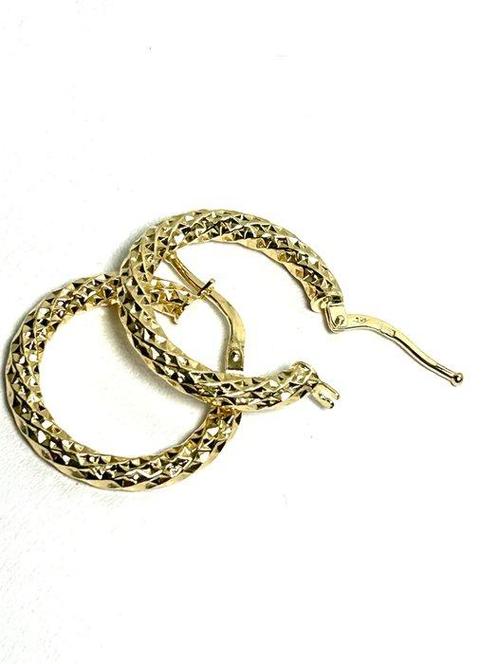 Hoepel oorbellen - 18 karaat Geel goud, Handtassen en Accessoires, Antieke sieraden