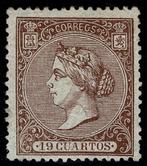 Spanje 1866 - Stempel van Spanje 1866 Nr. 83 ISABEL II NIEUW, Gestempeld