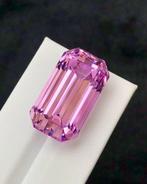 1 pcs Roze, Violet Kunziet - 80.59 ct - nternational Colored