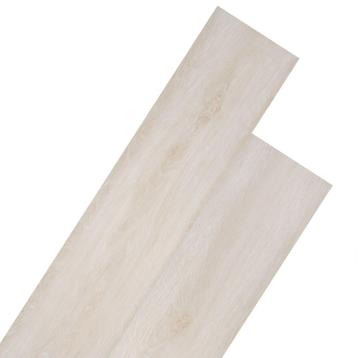 vidaXL Vloerplanken niet-zelfklevend 5,26 m² 2 mm PVC wit, Verzenden