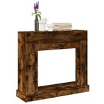 vidaXL Haardombouw 100x30x87,5 cm bewerkt hout gerookt, Huis en Inrichting, Kachels, Verzenden, Nieuw