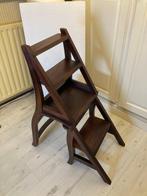 Trapje - Hout - Antieke bibliotheektrap, Antiek en Kunst