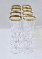 Met 24K gouden rand - Drinkservies (8) - Kristal -