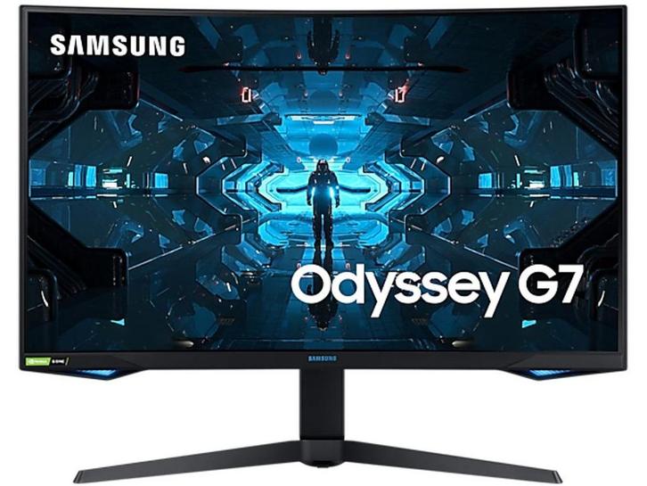 Samsung C32G74TQSR - 32 QLED Monitor - 2560 x 1440 Pixels 1, Huis en Inrichting, Woonaccessoires | Overige, Zo goed als nieuw