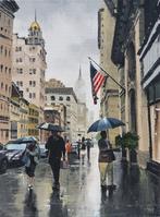 Michele Telari - Autumn in New York, Antiquités & Art, Art | Peinture | Moderne