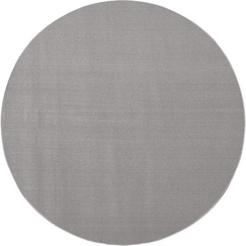 Vloerkleed - rond - wol - grijs - diameter 200 cm, Maison & Meubles, Ameublement | Tapis & Moquettes, Envoi