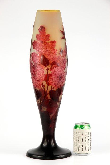 Emile Gallé, Établissements Gallé - Vaas - Glas, Antiek en Kunst, Antiek | Meubels | Stoelen en Sofa's