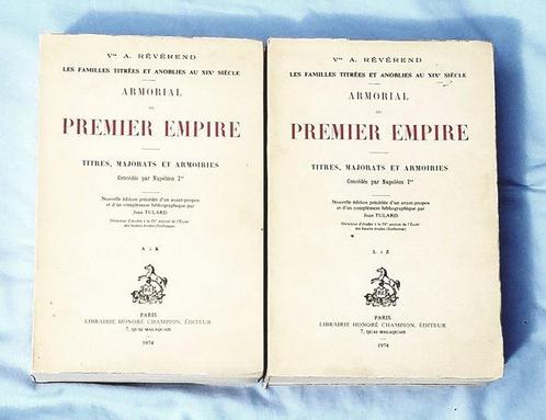 Vicomte Albert Révérend - Armorial du Premier Empire., Antiek en Kunst, Antiek | Boeken en Manuscripten