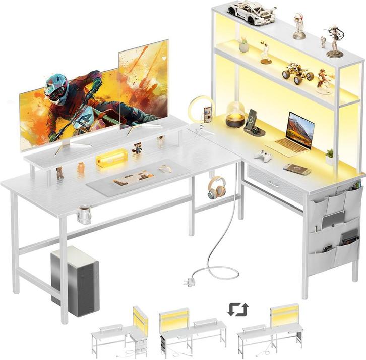 Gaming bureau - Gaming desk - Gaming tafel - 150x100 cm - Wi, Maison & Meubles, Bureaux, Envoi
