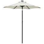 vidaXL Parasol met LED-verlichting 200x211 cm aluminium, Tuin en Terras, Verzenden, Nieuw