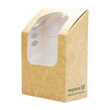 Composteerbaar tortilla dozen met PLA venster | 500 stuks |, Verzenden