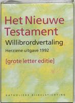 Bijbel het Nieuwe Testament Willibrordvertaling 1992 grote, Verzenden, En
