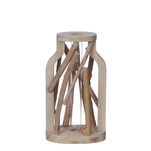 Decoratief drijfhout met reageerbuis l.11 w.8,5 h.19,5 cm, Hobby en Vrije tijd, Knutselen, Nieuw