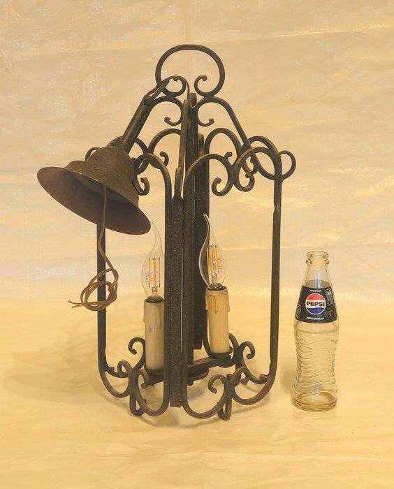 Plafondlamp - Staal, Antiek en Kunst, Curiosa en Brocante