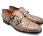 Santoni- Crocodile-UK 5-No reserveprice - Veterschoenen -, Nieuw
