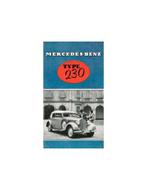 1937 MERCEDES BENZ 230 BROCHURE NEDERLANDS, Ophalen of Verzenden