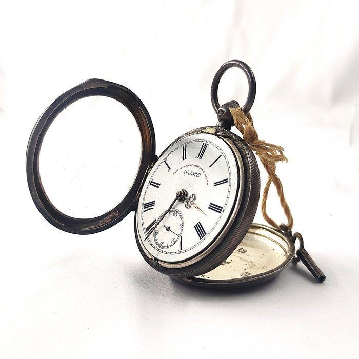 J.G. Graves Sheffield Vintage Silver Pocket Watch - The, Handtassen en Accessoires, Horloges | Heren