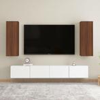 vidaXL Tv-meubelen 2 st 30,5x30x90 cm bewerkt hout, Huis en Inrichting, Kasten |Televisiemeubels, Nieuw, Verzenden