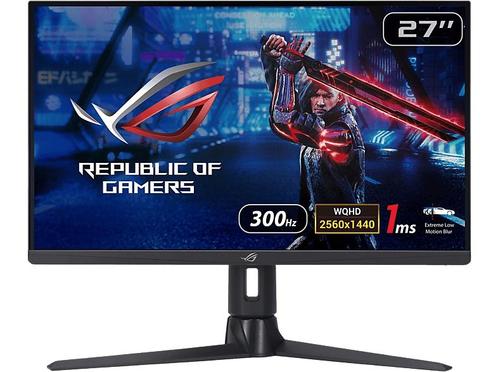 Asus - WQHD Gaming monitor - 27 inch - Zwart, Computers en Software, Monitoren, IPS, In hoogte verstelbaar, 1 tot 2 ms, Nieuw