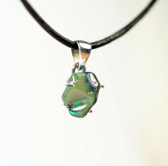 Schwarzer Chalama Opal Hanger / nieuw- 1.26 g - (1), Collections, Minéraux & Fossiles