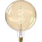 Calex Smart LED Lamp Globe XXL Curl Gold Ø200mm E27 5W, Nieuw, Verzenden