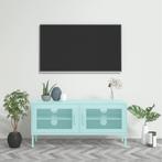 vidaXL Tv-meubel 105x35x50 cm staal mintkleurig, Huis en Inrichting, Verzenden, Nieuw