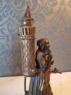 Beeld, Les marchands de coco - 20.5 cm - Verguld brons,