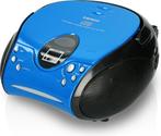 Draagbare radio CD speler met AUX-uitgang - Blauw Lenco S..., Nieuw, Verzenden