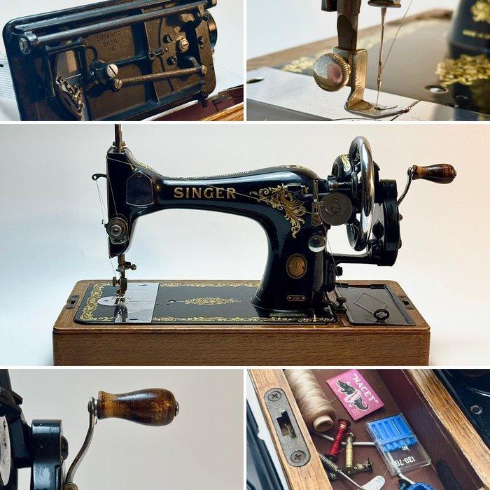 Singer 128K (1955) Naaimachine - gietijzer, Staal, Hout -, Antiek en Kunst, Kunst | Designobjecten