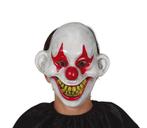 Halloween Clowns Masker Wit, Verzenden