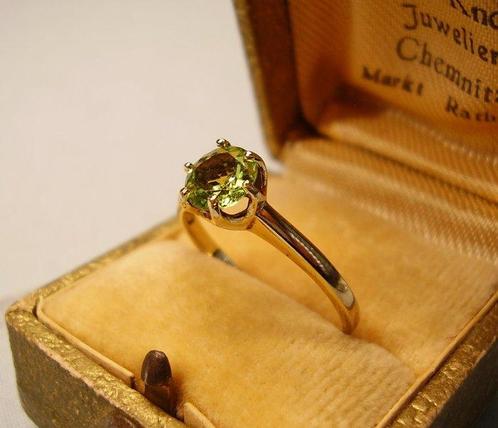 Sans Prix de Réserve - Bague - 8 carats Or jaune -  0.60ct., Handtassen en Accessoires, Ringen