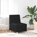 vidaXL Modulaire Sofa Eenheid Armless Zwart 55 x 74 x 82 cm, Huis en Inrichting, Verzenden, Nieuw
